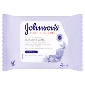 Johnsons Face Care Wipes 25s Pampering