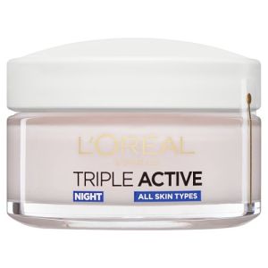 L'Oreal Triple Active Moisturiser 50ml Night All Skin Types