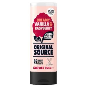 Original Source S/Gel 250ml Vanilla & Raspberry