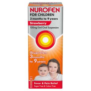 Nurofen Children Suspension Straw Syrup 100ml