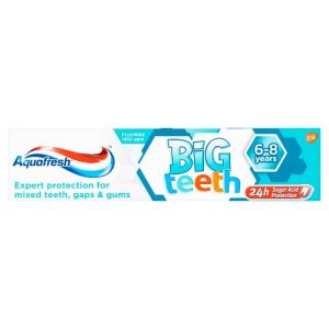 Aquafresh Kids T/Paste 50ml Big Teeth Tube 6Y+