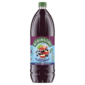 Robinsons Double Strength No Added Sugar Apple & Blackcurrant Squash 1.75L