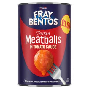 Fray Bentos Meatballs In Tomato Sauce Pm£1.59 380G