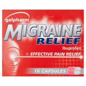 Galpharm Ibuprofen Migraine Relief  Capsules 16's 