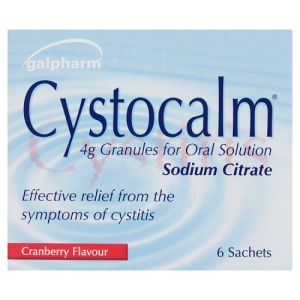 Galpharm Cystocalm 4g Granules 6 Sachets Cranberry 