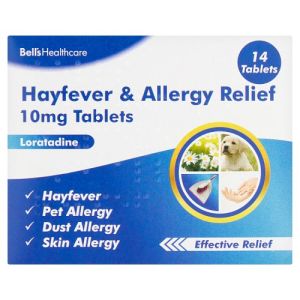 Bells Hayfever & Allergy Relief 10Mg Tablet Loratadine 14's