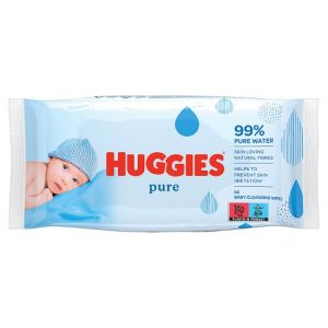 Huggies Baby Wipes 56s Pure