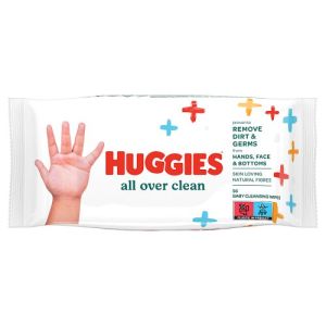 Huggies Baby Wipes 56s All Over Clean