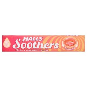 Halls Soothers Peach & Raspberry 45g