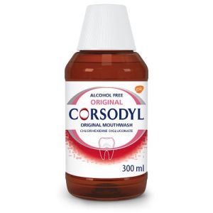 Corsodyl M/Wash 300ml Original Alcohol Free