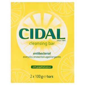 Cidal Original Cleansing Bar 100g 2 Pack