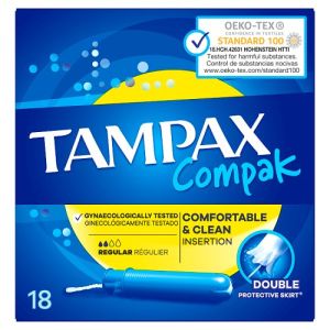 Tampax Compak Regular 18s