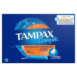 Tampax Compak Super Plus 18s