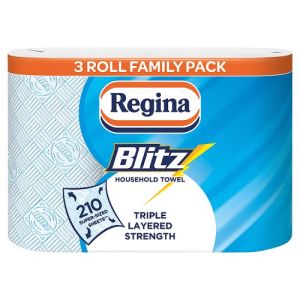 Kitchen Towel Regina Blitz 3 Ply 3 Pack (3Rx4)