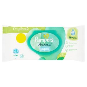 Pampers Harmonie Aqua Baby Wipes 48's