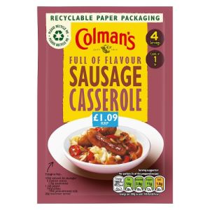 Colmans Sausage Casserole Mix 39G