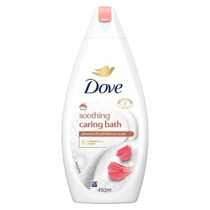 Dove Bath Cream 450ml Almond Oil & Hibiscus