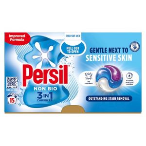 Persil 3in1 Washing Capsules 15s Non Bio