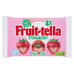 Fruittella Strawberry Sweets 4 Pack 205g