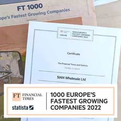 We’re recognised as FT1000 Fastest Growing Companies